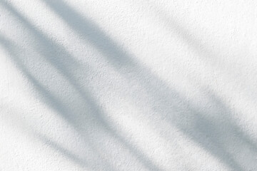 Light and shadow of leaf abstract grey background. Natural shadows and sunshine diagonal refraction...