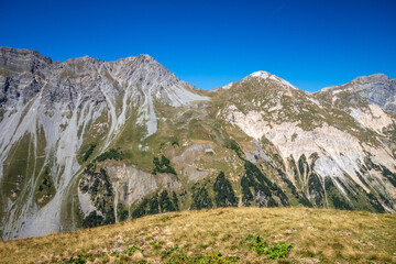 Mountain landscape in French alps