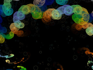 Imaginatory fractal abstract background Image