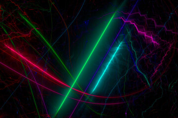 Fototapeta premium Abstract background shape design template, futuristic background, corner triangle art shape pattern, Multicoloured wall background. colourful textured background. Transparent lines and spots.