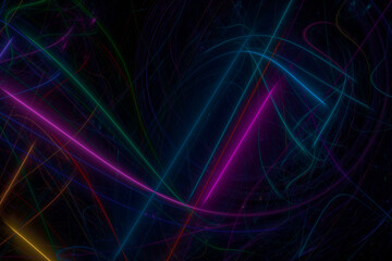 Naklejka premium Abstract background shape design template, futuristic background, corner triangle art shape pattern, Multicoloured wall background. colourful textured background. Transparent lines and spots.