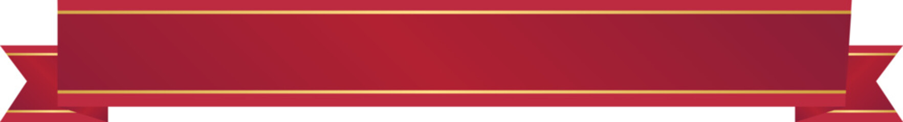 赤いリボンフレームのイラスト