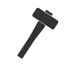 Hammer icon. Work tool vector ilustration.