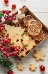 Tasty homemade Christmas cookies