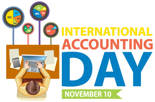 International accounting day banner design