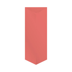 Pink 3d Business Shape 3