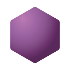 Purple 3d Business Shape 10