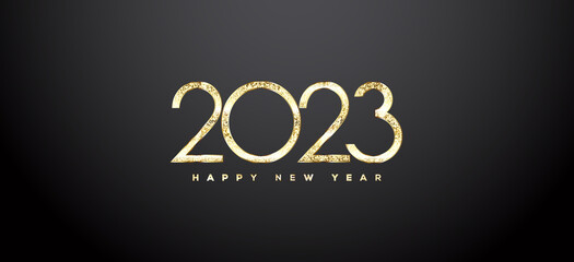 2023 Happy New Year Greeting Card