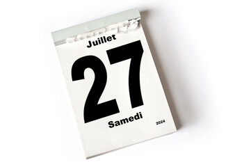  27  Juillet 2024