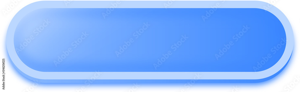 Poster rectangle shape buttons in blue colors. user interface element illustration.
