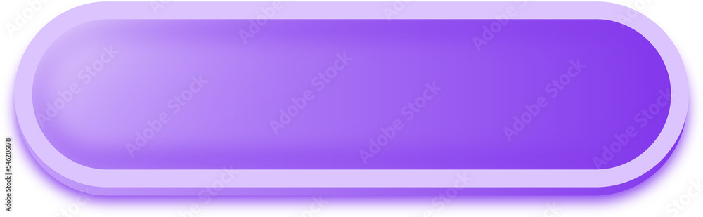 Poster rectangle shape buttons in purple colors. user interface element illustration.