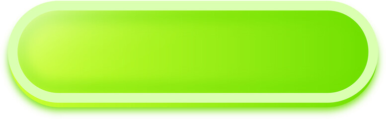 Rectangle shape buttons in green colors. User interface element illustration.