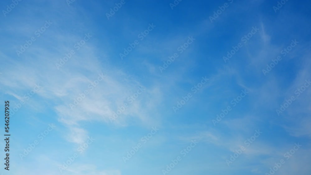 Wall mural 4k sky time lapse, beautiful background, sky timelapse of horizon, clouds and sun. weather and the m