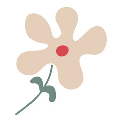 Cute Flower Hand drawn decorative element