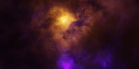 abstract smoke background on 3d rendering with multiple color