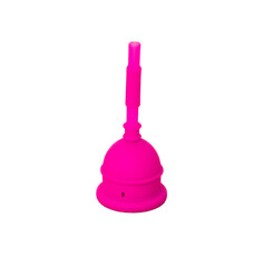 Menstrual cup isolated cutout background