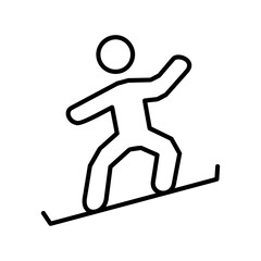 Snowboarding Icon