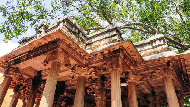 Srivari Mettu Mandapam is a resting spot on the way to Srivari Mettu in Tirumala, Andhra Pradesh. This ancient structure features intricate carvings and offers stunning views of surrounding hills.