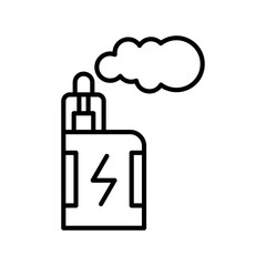 Obraz premium Electronic Cigarette Icon