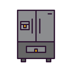 Fototapeta premium Refrigerator Icon