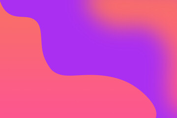 curvy gradient red and purple background with free space for text