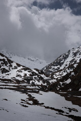 mountains with snow in Switzerland