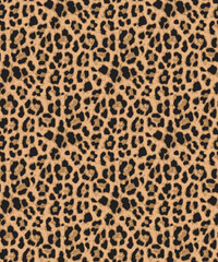 leopard skin seamless vector pattern background