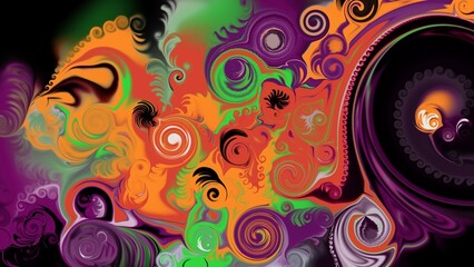 Abstract painting wallpaper,colorful background 