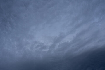 Fototapeta na wymiar Dark storm clouds in the sky. Background, texture. Overcast.