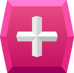 Obraz premium Plus button