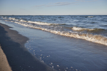 The Black Sea waves on Sulina beach!