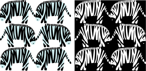 Animal print. Zebra ornament.
