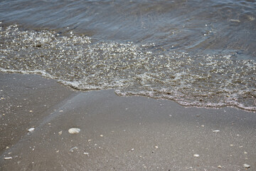 The Black Sea waves on Sulina beach!