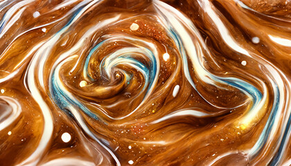 Abstract colors galaxy liquid powder effect wallpaper graphic design