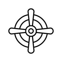 Obraz premium Propeller Icon