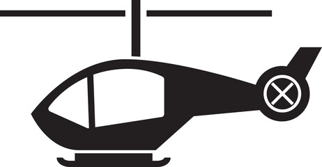 helicopter transportation and vehicles icons
