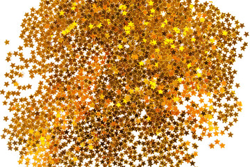 Golden stars background for design