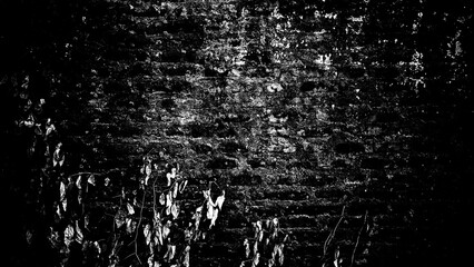 Abstract scratch grunge concrete wall texture. Black and white, so contrast and grainy