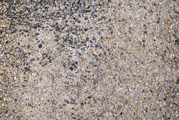 Close up of pavement soil, sand combined with asphalt