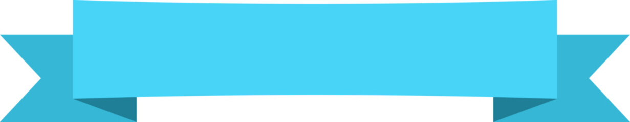 Fototapeta premium Flat ribbon template banner vector illustration. Vintage colorful design curly ribbon labels and curved scroll flags or sticker banners with blank space for special price promotion template