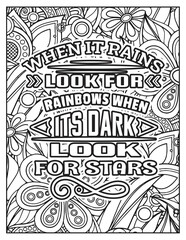 Motivational and inspirational coloring pages