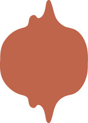 Drip Border Illustration Of A Chocolate Drop