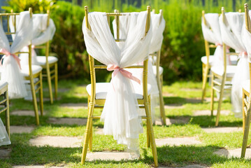 wedding chair decoration, event chair