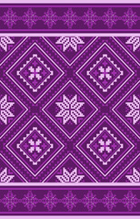 Ethnic Ukrainian geometric pattern. Aztec style embroidery abstract vector illustration.