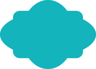 Price tag with shape and string for promotion sale offer or decoration vintage label or emblem for discount message. Empty emblem with ribbon or simple tag icon template.