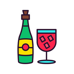 Champagne Icon