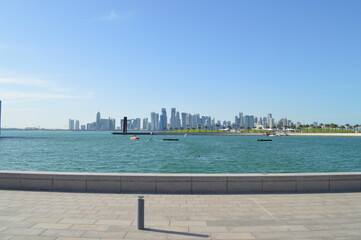 View of Doha Qatar Builds 