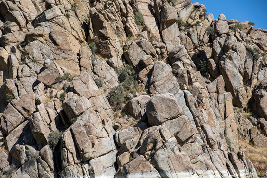 Stone wall textured photo background, Mountain detail