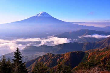 新道峠からの富士