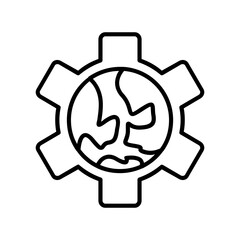 Obraz premium Gear Icon